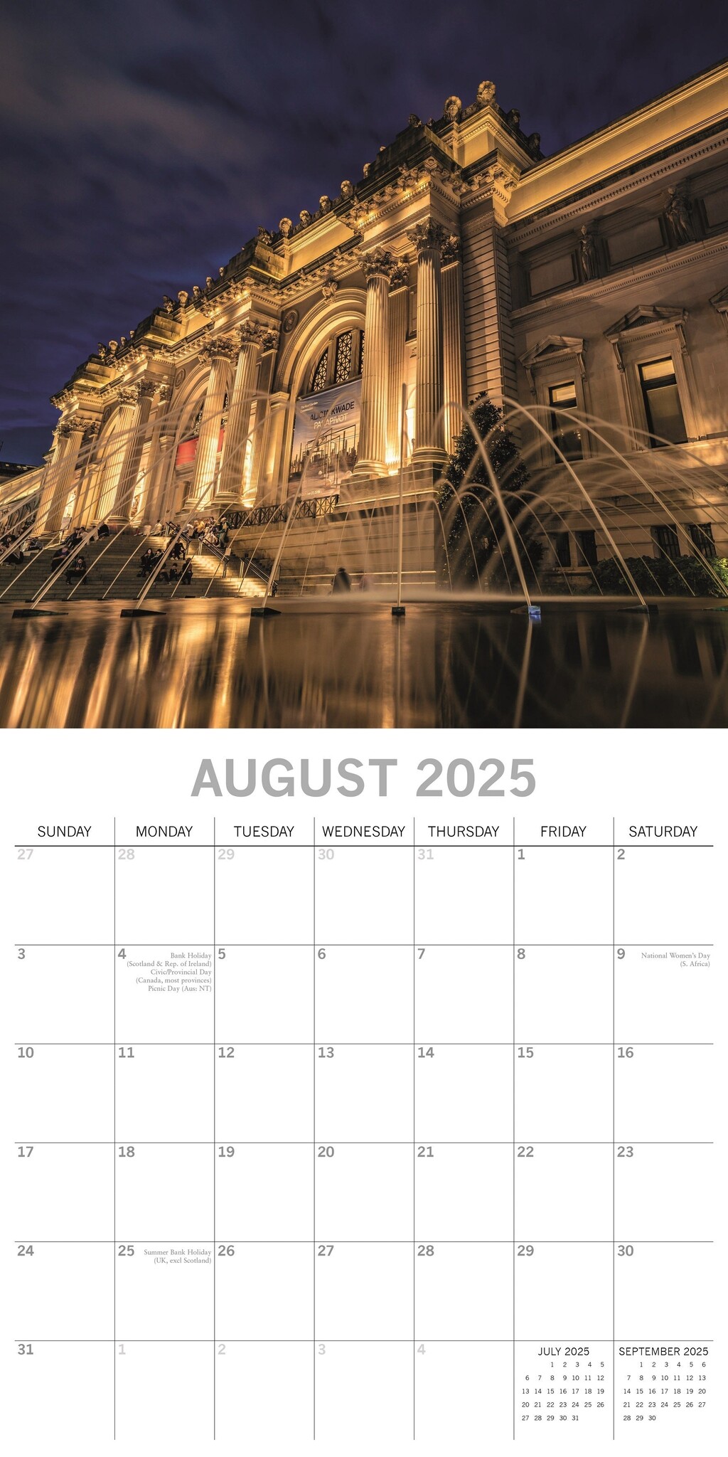 New Yorker Kalender 2025 einfach online bestellen Kalenderwinkel.nl