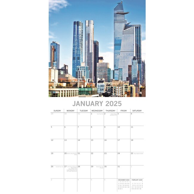 New Yorker Kalender 2025 einfach online bestellen Kalenderwinkel.nl