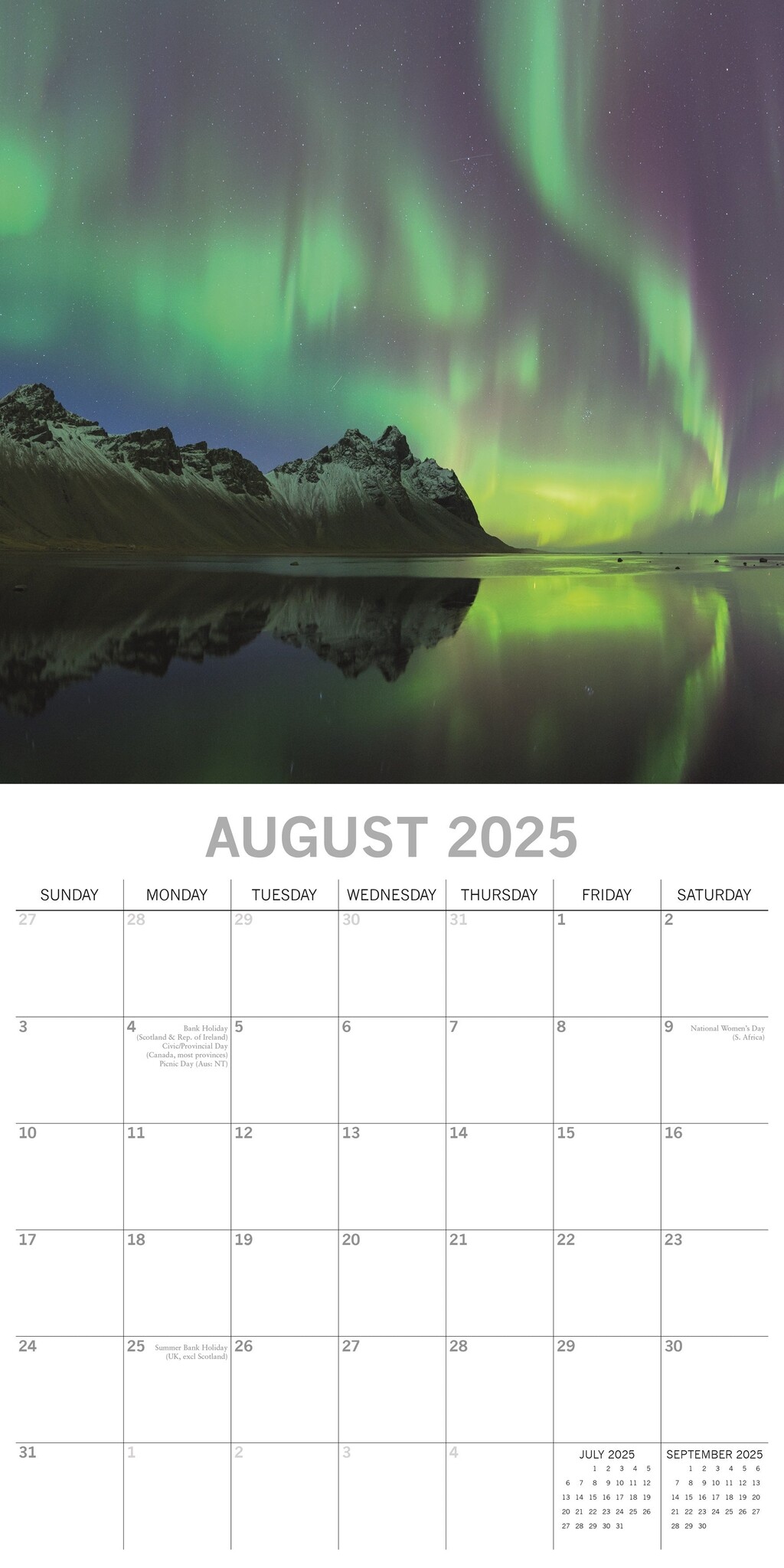 Northern Lights Kalender 2025 Kopen? Eenvoudig en snel online besteld