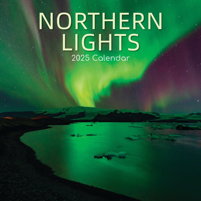 The Gifted Stationary Northern Lights Calendar 2025