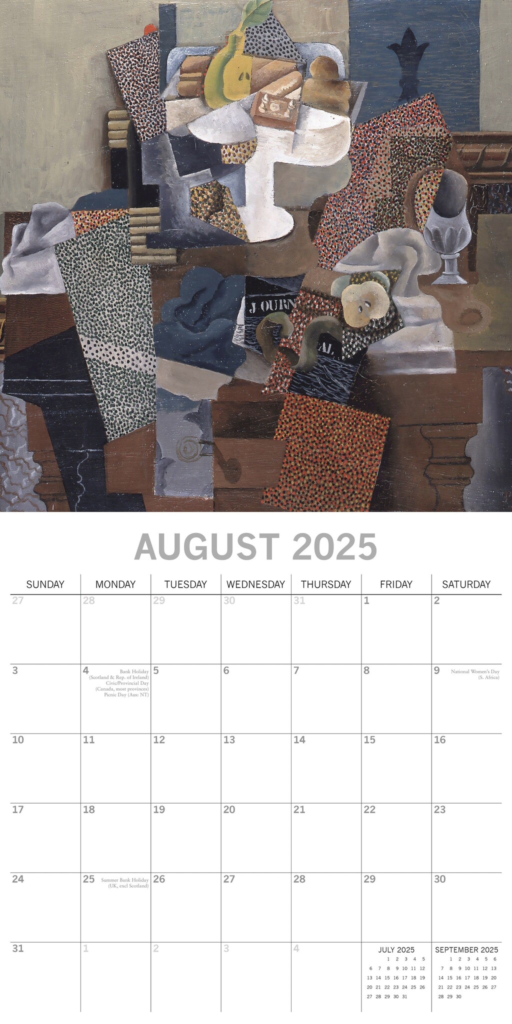 Comprar el Calendario Picasso 2025 Simplemente haga su pedido en