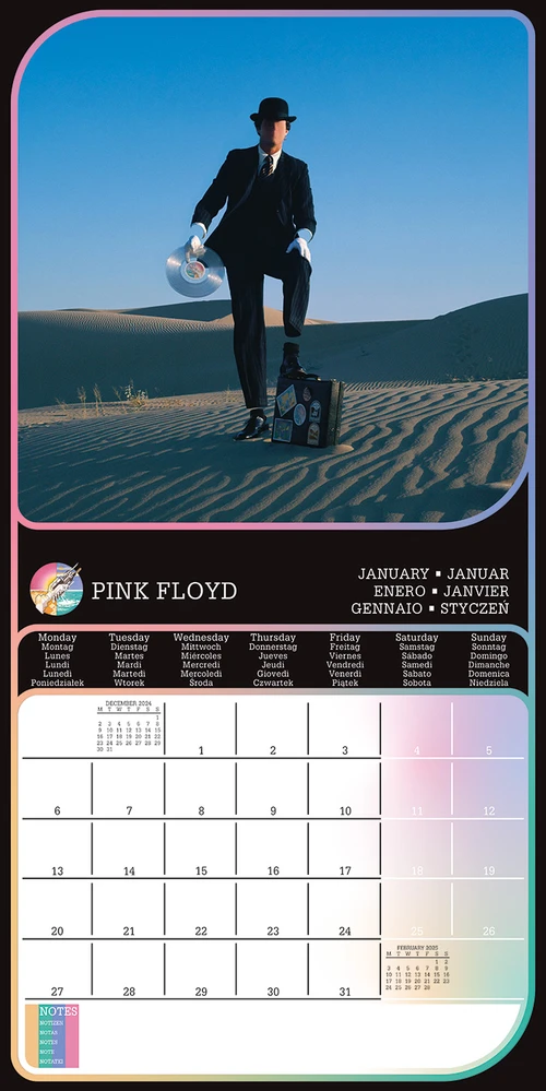 Comprar Calendario Pink Floyd 2025 Orden fácilmente en línea