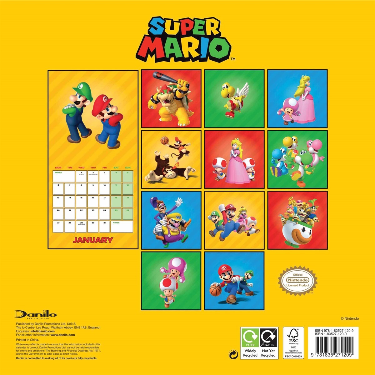 el Calendario Super Mario 2025? Haga su pedido en línea