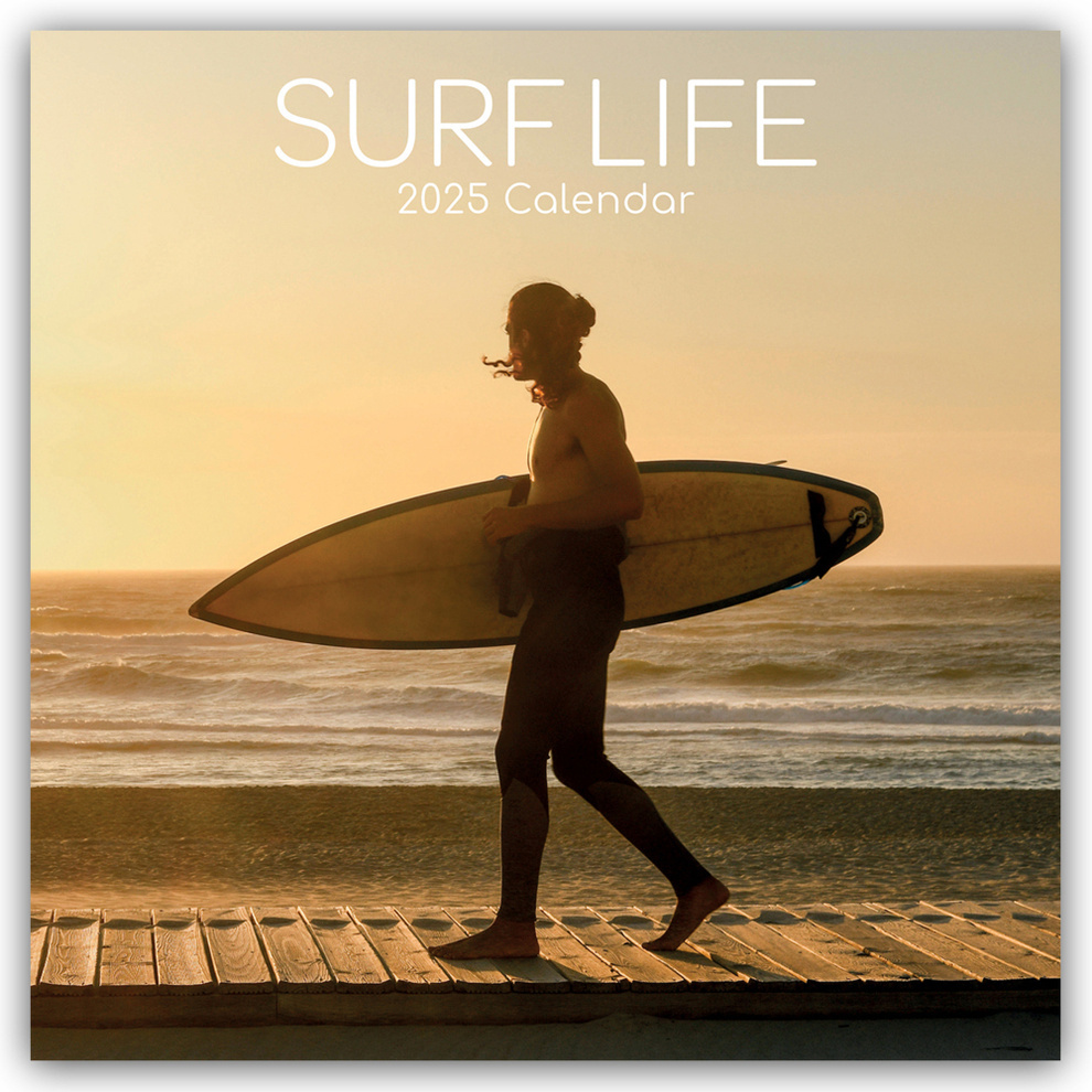 Surf Life Kalender 2025 Kopen? Bestel eenvoudig en snel online Kalenderwinkel.nl