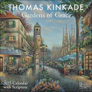 Andrews McMeel Kinkade Gardens Of Grace Calendar 2025