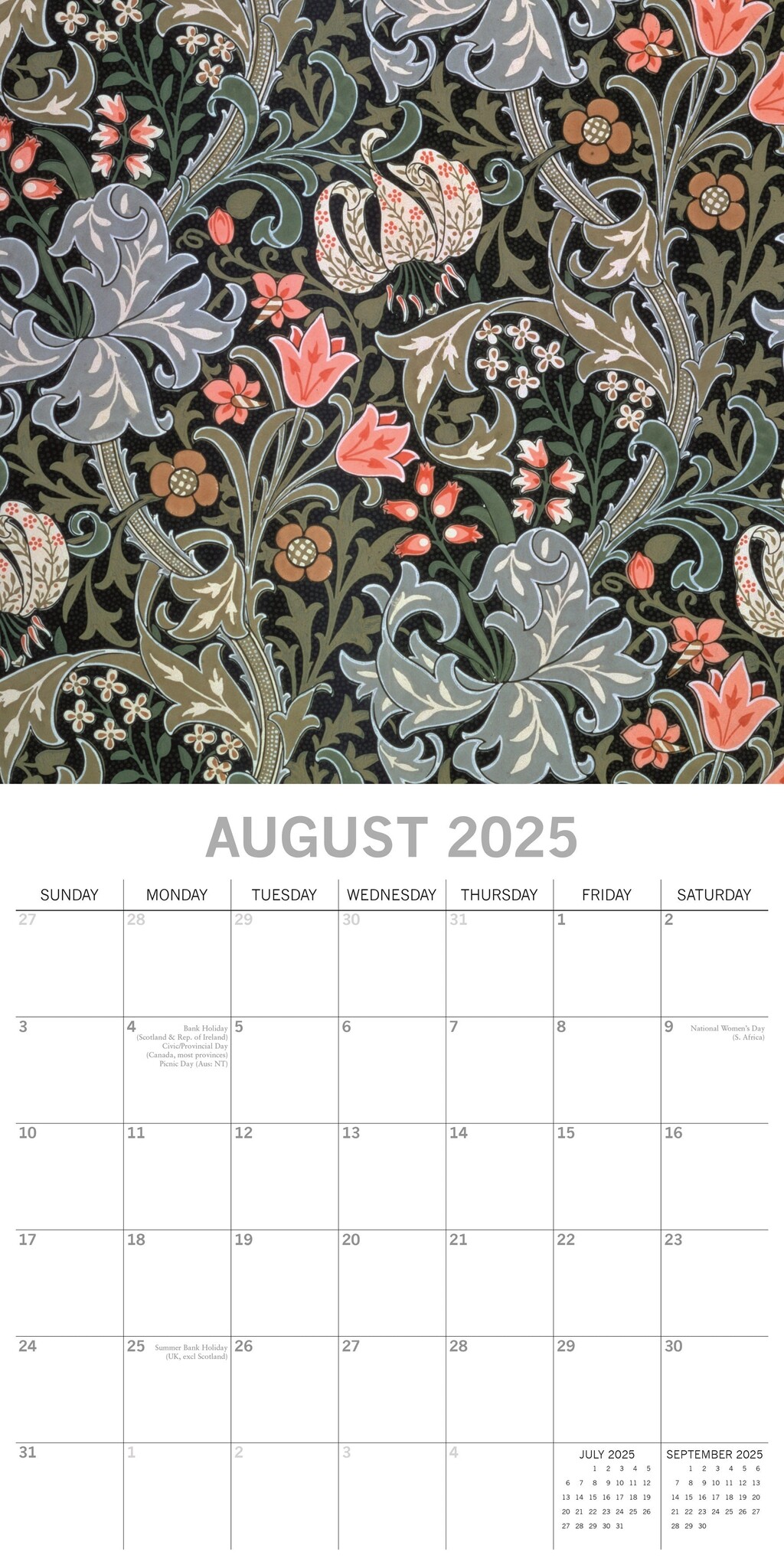 Buying William Morris Calendar 2025? Quick and easy online