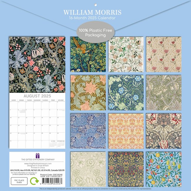 Buying William Morris Calendar 2025? Quick and easy online