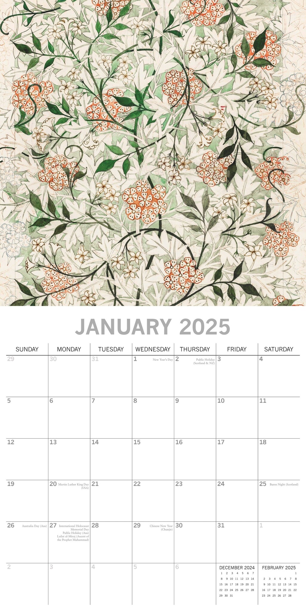 Buying William Morris Calendar 2025? Quick and easy online