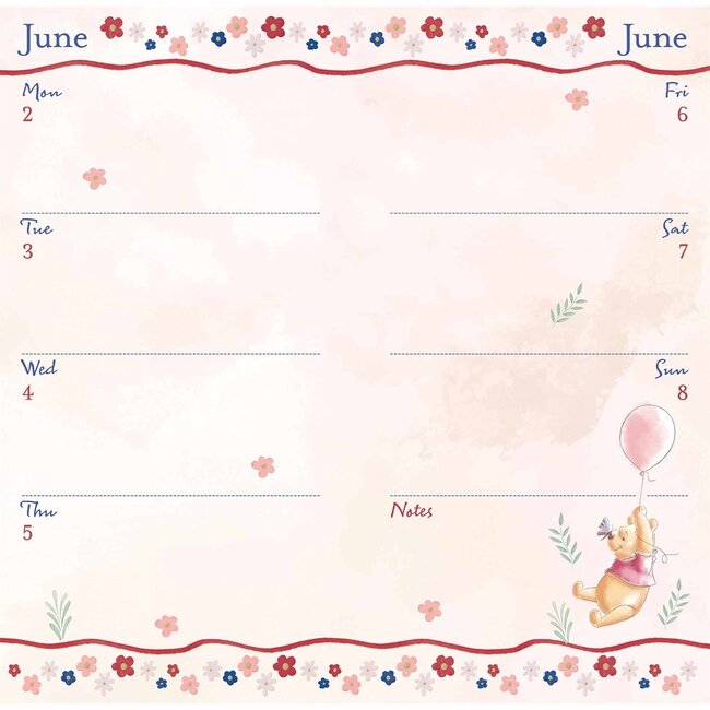Buying Winnie the Pooh Pocket Diary 2025? Quick and easy online Kalenderwinkel.nl