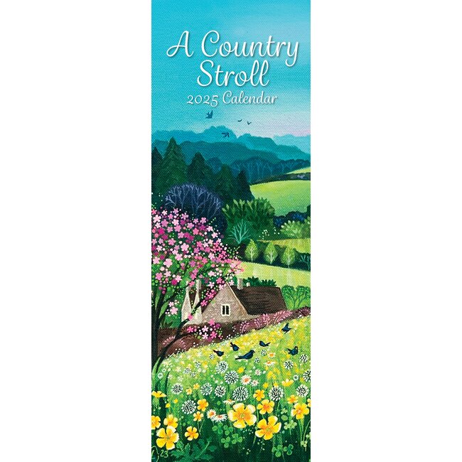 A Country Stroll Slimline Kalender 2025