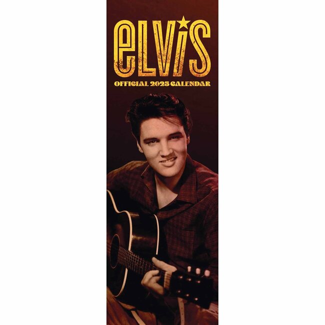 Calendrier Elvis Presley 2025 Slimline