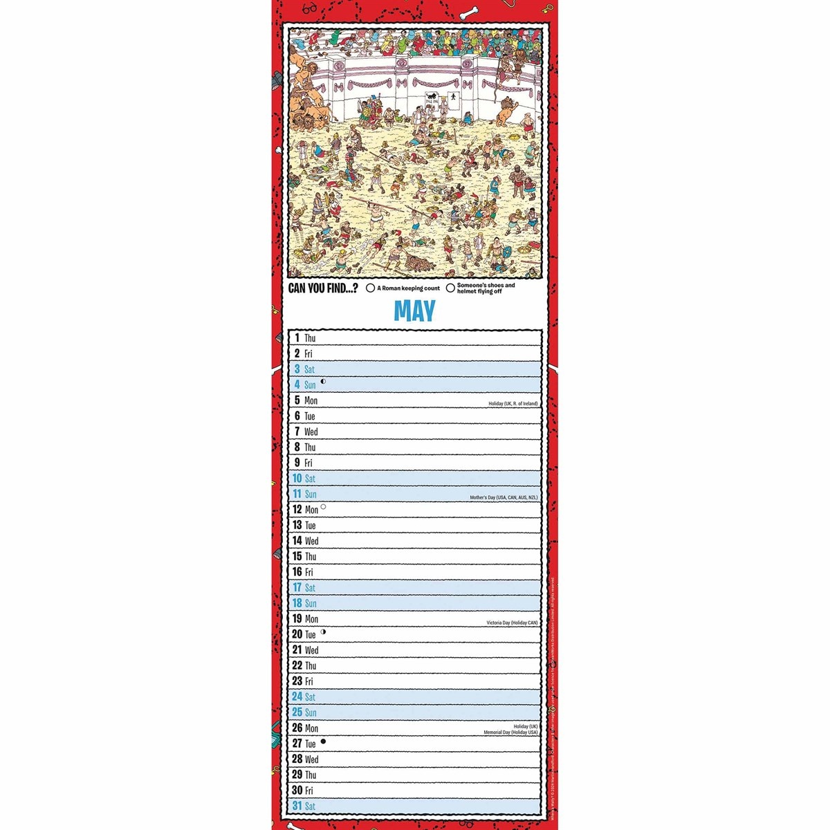 Buying Where's Wally Calendar 2025 Slimline simply order online