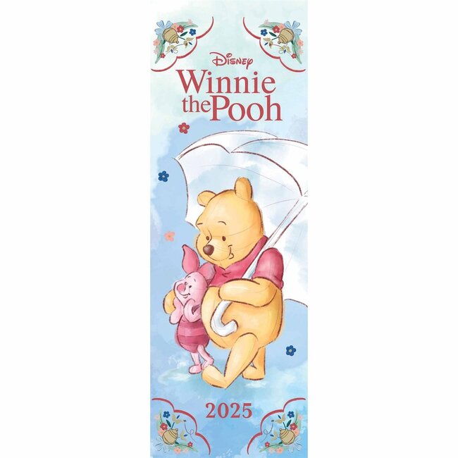 Winnie l'ourson Calendrier Slimline 2025