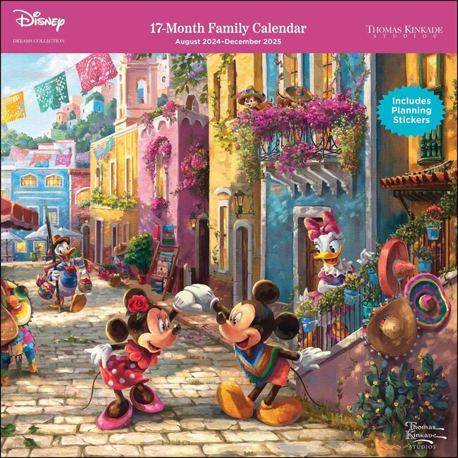 Thomas Kinkade Family Planner 2025 Disney Buy Order simple