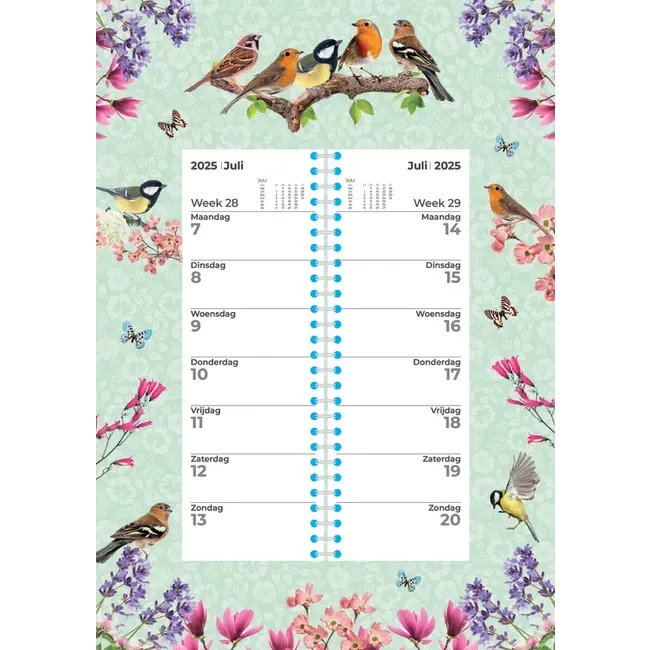 Plenty Gifts Birds Weekomleg Kalender 2025