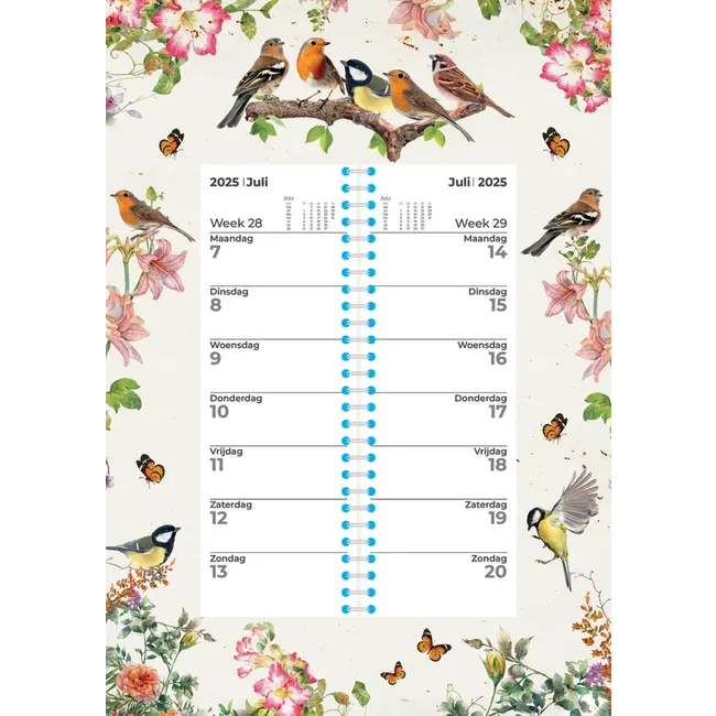 Birds Weekomleg Calendar 2025