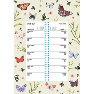 Plenty Gifts Butterflies Weekomleg Calendar 2025