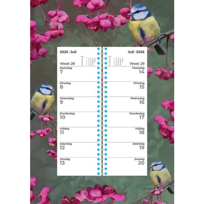 Blumen Weekomleg Kalender 2025