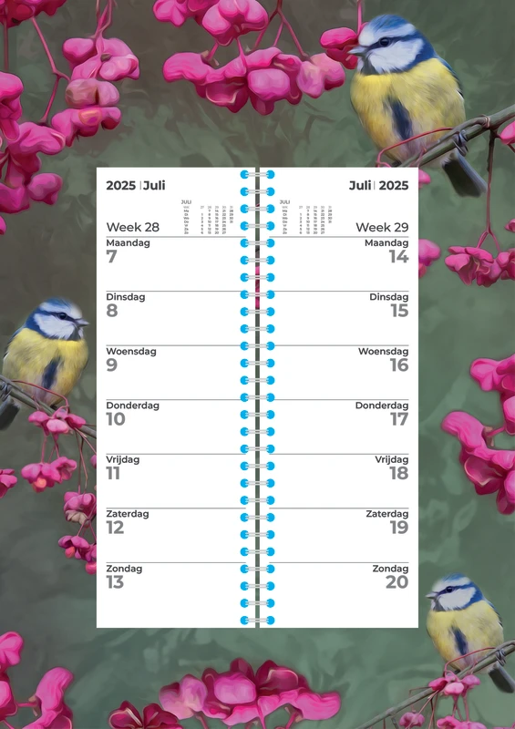 Flowers Weekomleg Kalender 2025