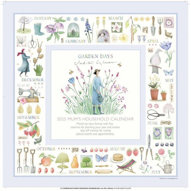 Judith Glover, Garden Days Family planner della mamma 2025