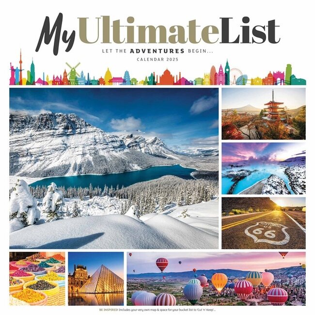 My Ultimate List Calendar 2025