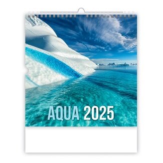 Helma Calendario de pared 2025 Aqua