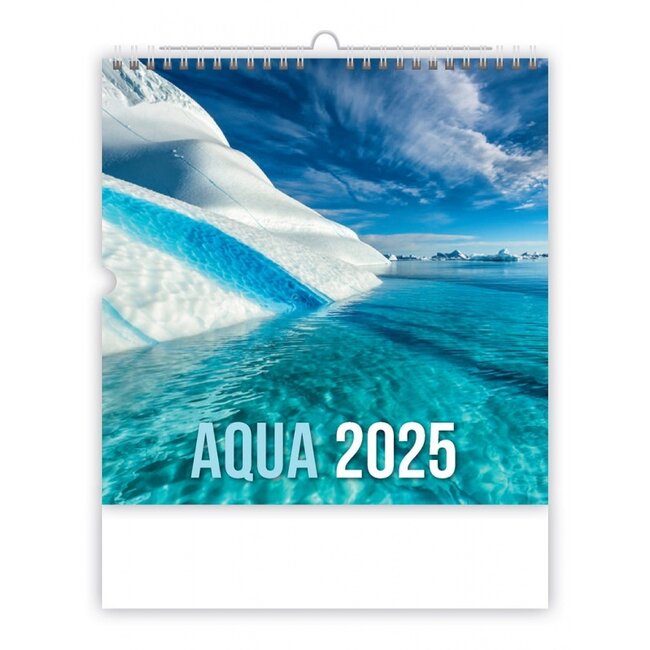 Calendario da parete 2025 Aqua