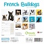 Calendrier Bouledogue Français 2025 Mini