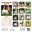 Jack Russell Terrier Cachorros Calendario 2025 Mini