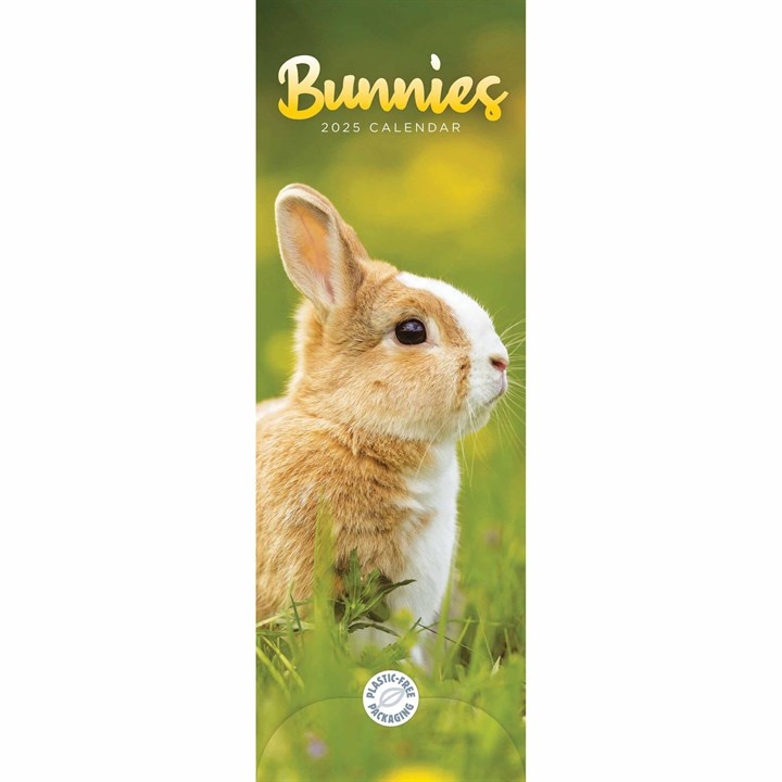 Konijnen Kalender 2025 Slimline