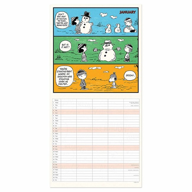 Buying Snoopy Peanuts Family Planner 2025? Simply order online