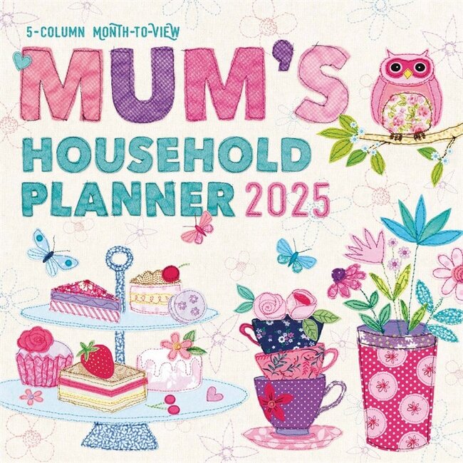 Mum's Fabric Household Familie Planner 2025