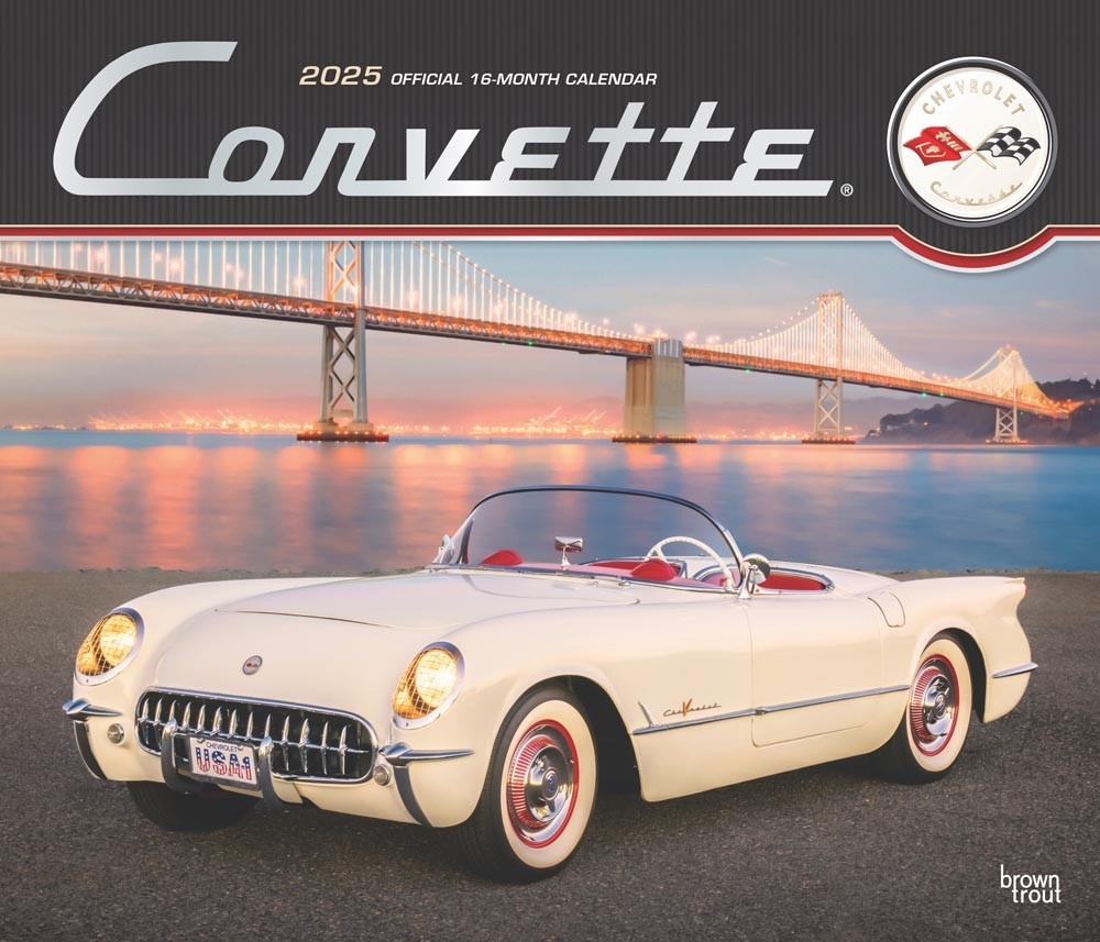 Corvette Kalender 2025 Kopen? met foto's van de Corvette