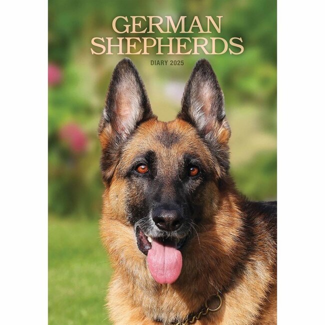 CarouselCalendars German Shepherd A5 Agenda 2025