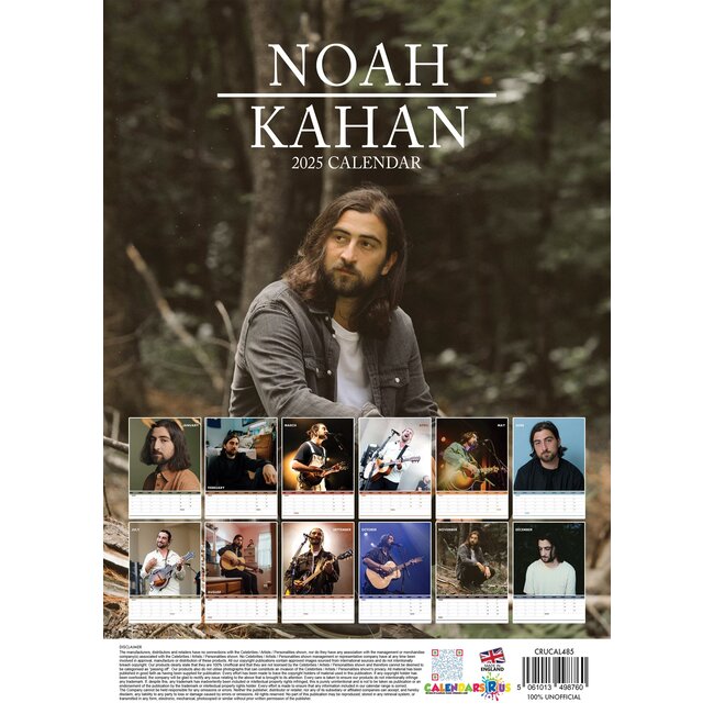 Noah Kahan Calendar 2025? Order easily and quickly online