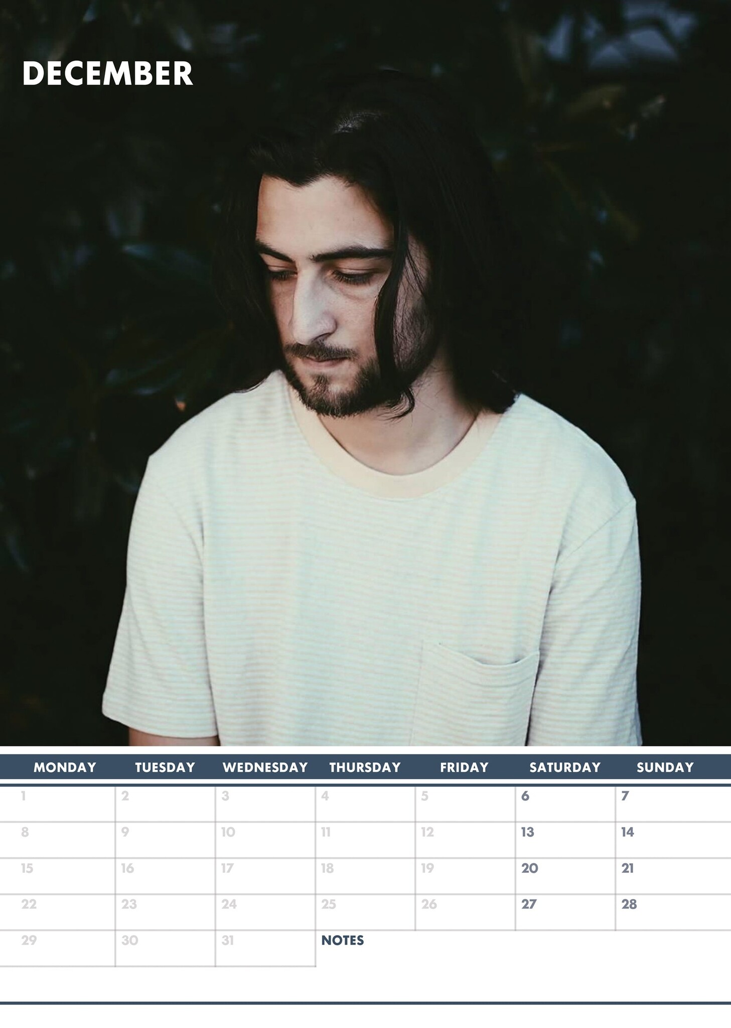 Noah Kahan Kalender 2025? Bestel eenvoudig en snel Online