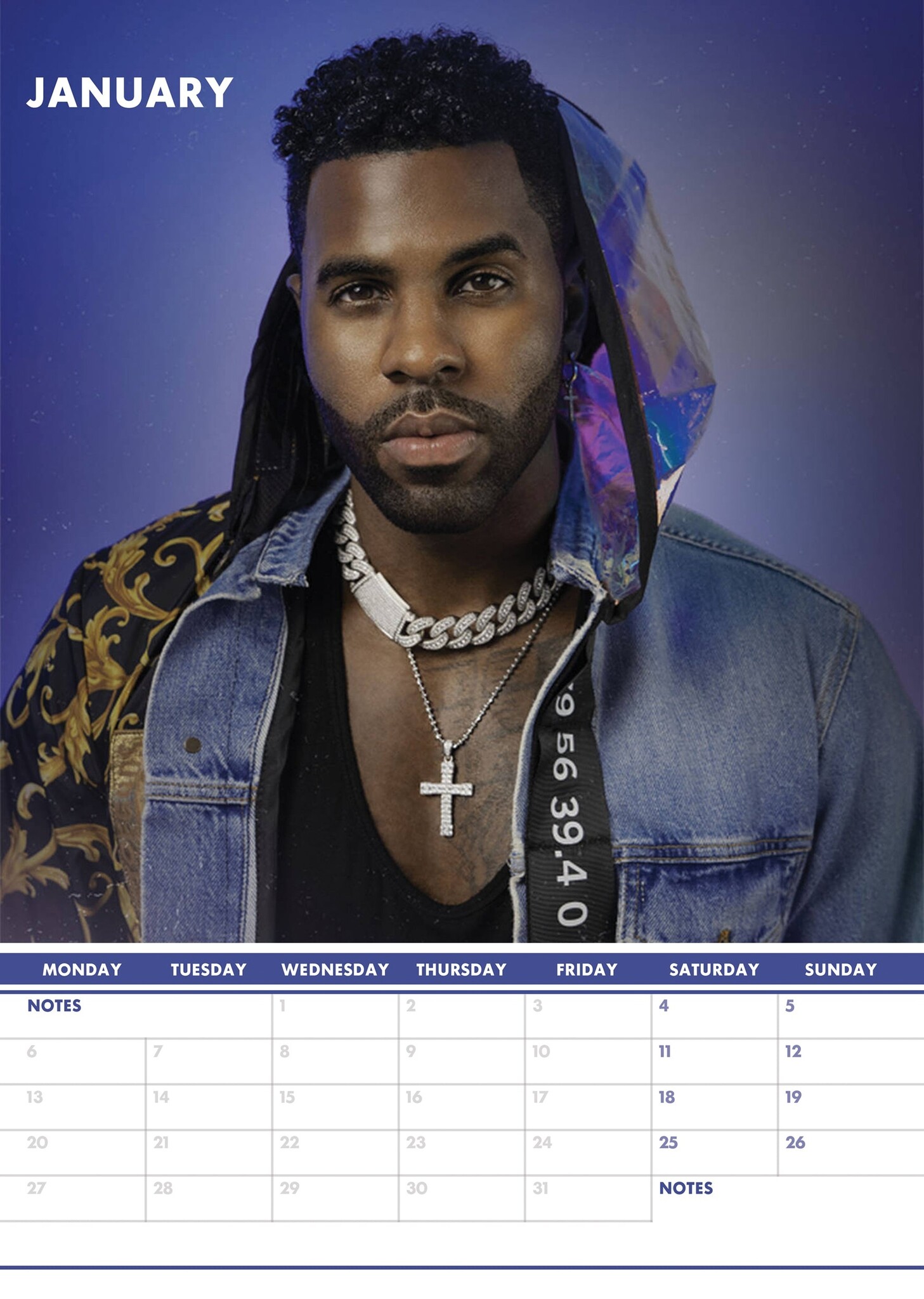 Jason Derulo Kalender 2025? Bestel eenvoudig en snel Online