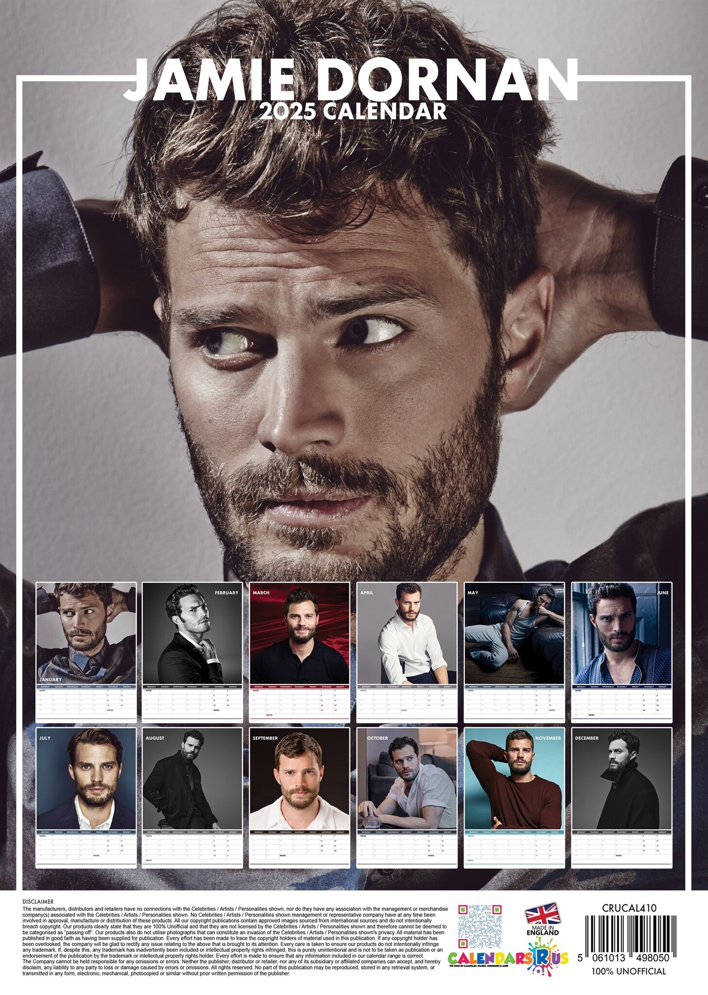 Jamie Dornan Kalender 2025? Bestel eenvoudig en snel Online