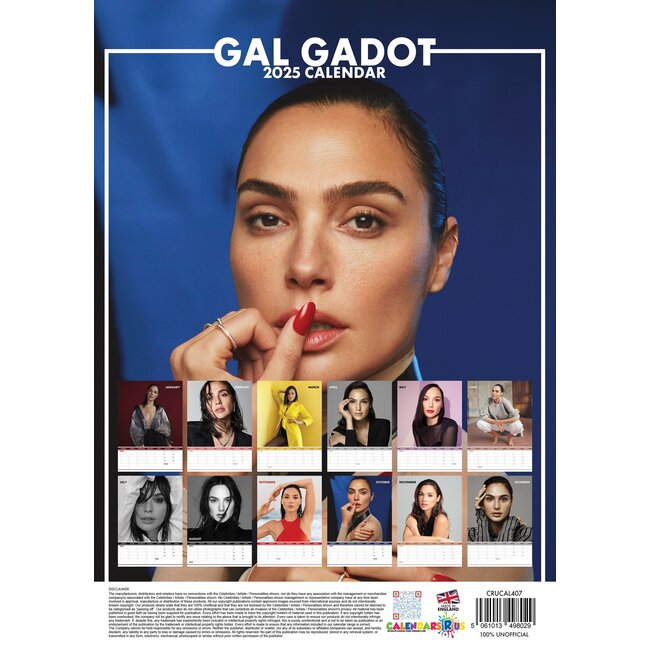 Gal Gadot Calendar 2025? Order easily and quickly Online