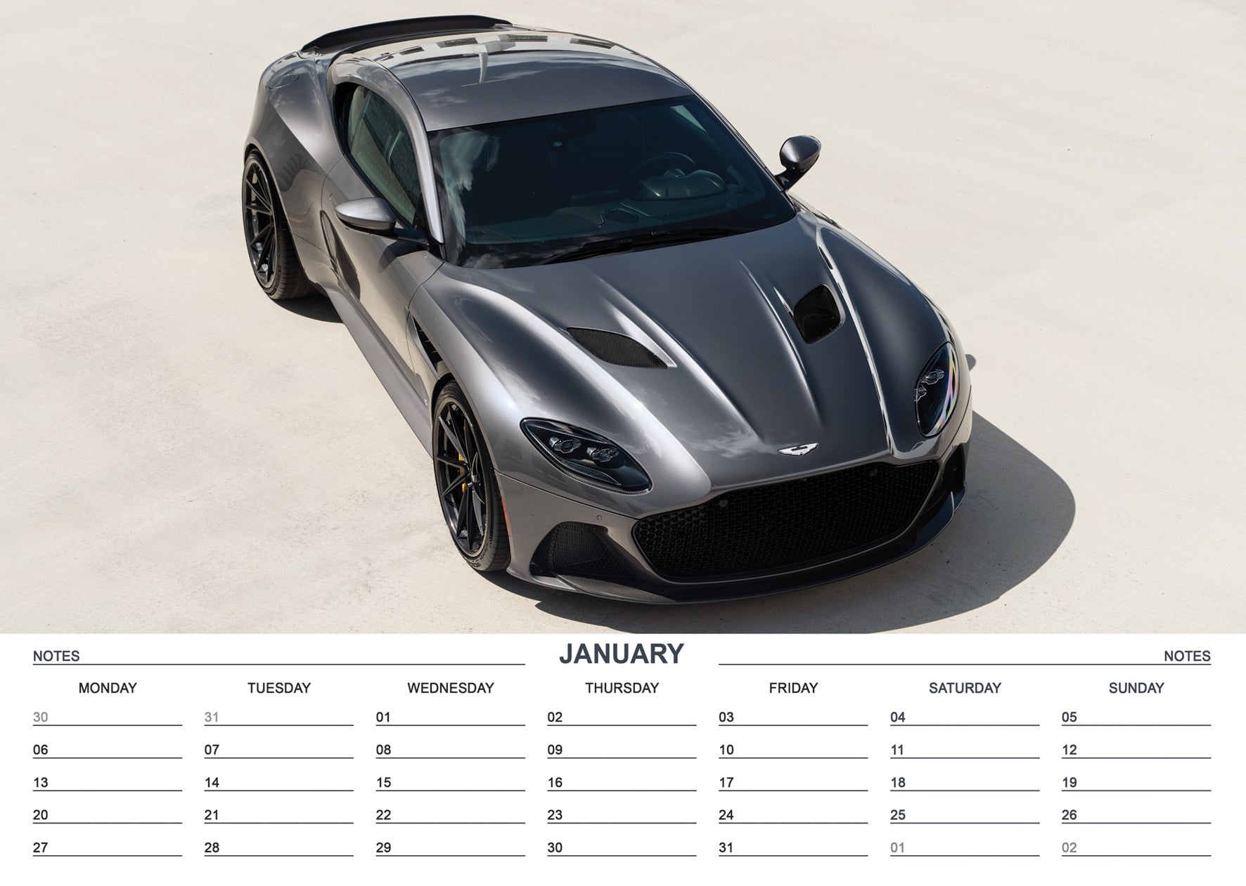 Aston Martin Kalender 2025? Bestel eenvoudig en snel Online