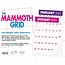 Calendrier Mammoth Grid Super Deluxe 2025