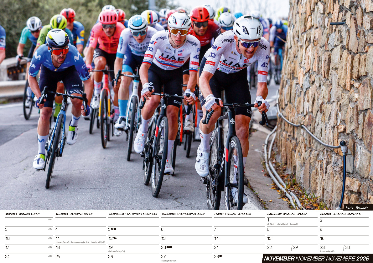 Cycling Kalender 2025 A3 Kopen? Bestel eenvoudig online Kalenderwinkel.nl