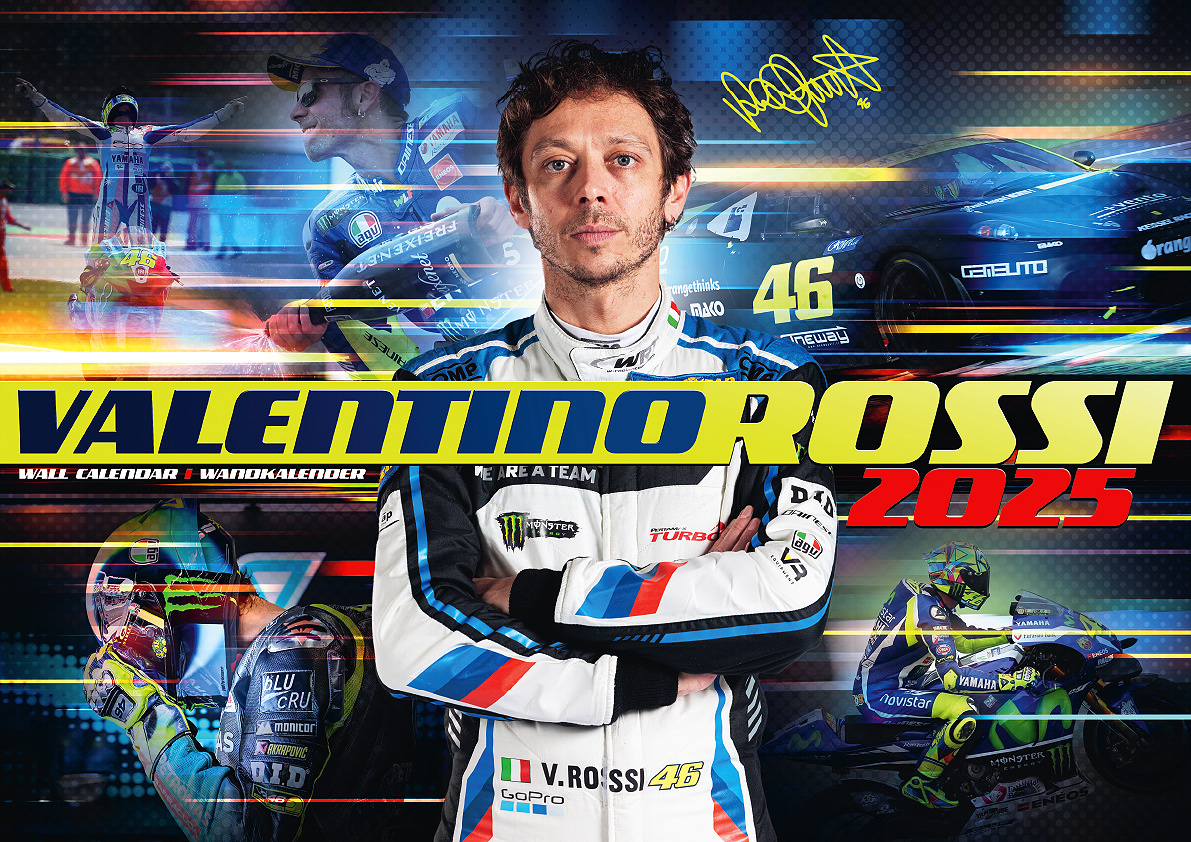 Valentino Rossi Calendar 2025 Kalenderwinkel.nl