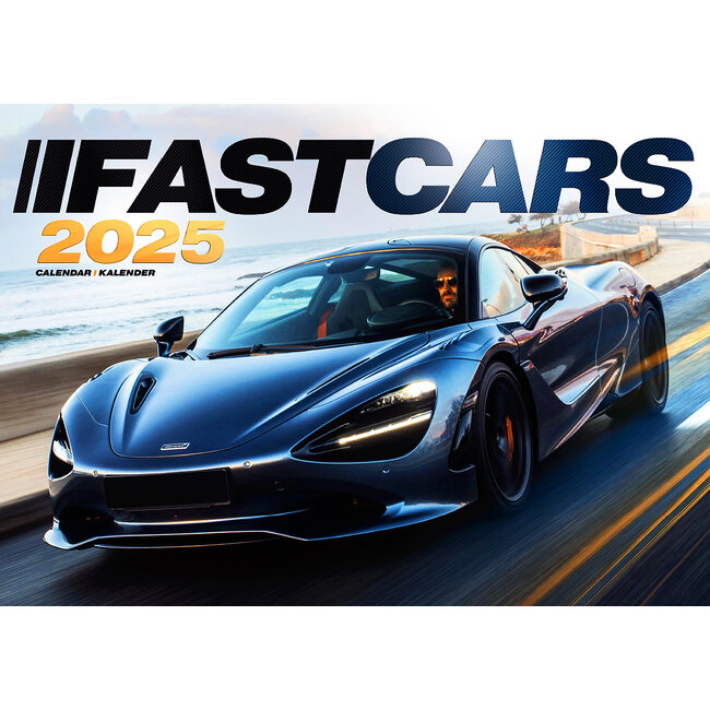 Fast Cars Calendar 2025