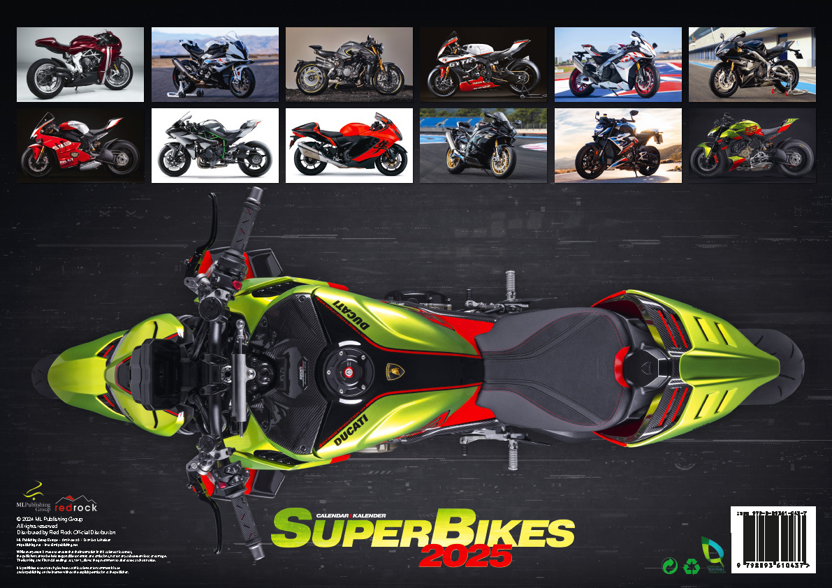 SuperBikes Kalender 2025 Kopen? Eenvoudig en snel online