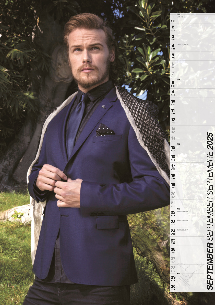 Sam Heughan Kalender 2025 Kopen? Eenvoudig en snel online
