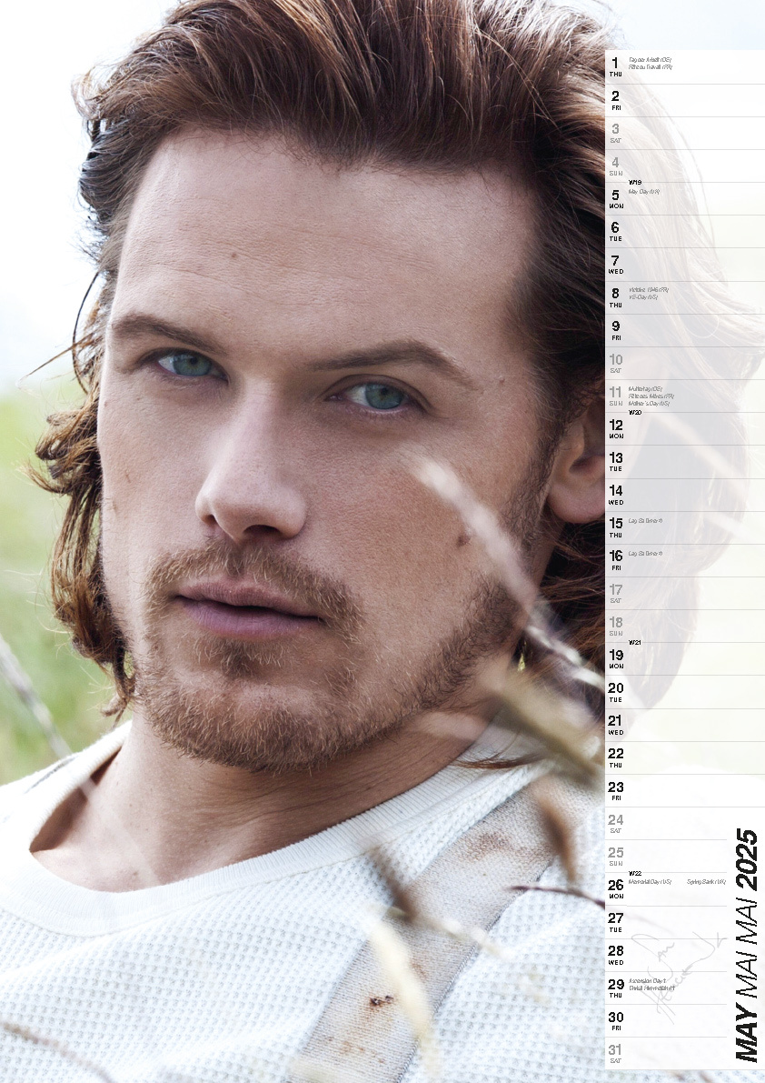 Sam Heughan Kalender 2025 Kopen? Eenvoudig en snel online