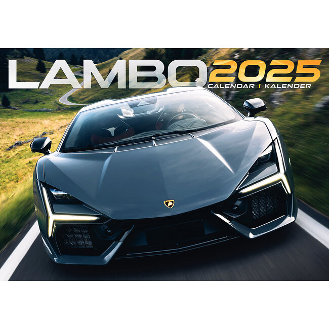 Calendario Lamborghini 2025 A3