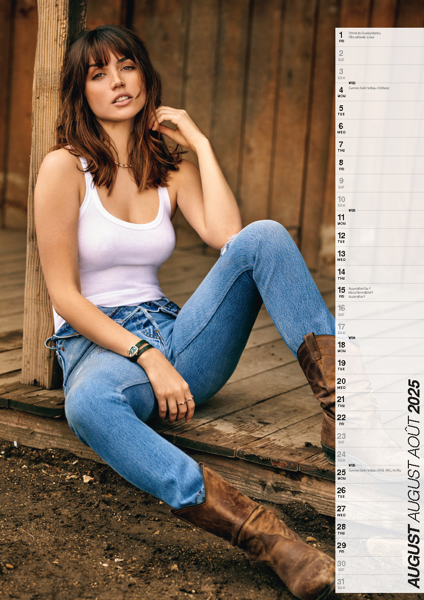 Acheter le Calendrier Ana de Armas 2025 ? Rapide et facile en ligne