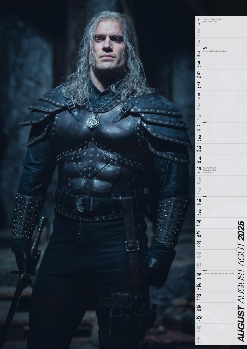 Acheter Calendrier Henry Cavill 2025 ? Commandez en ligne rapidement et